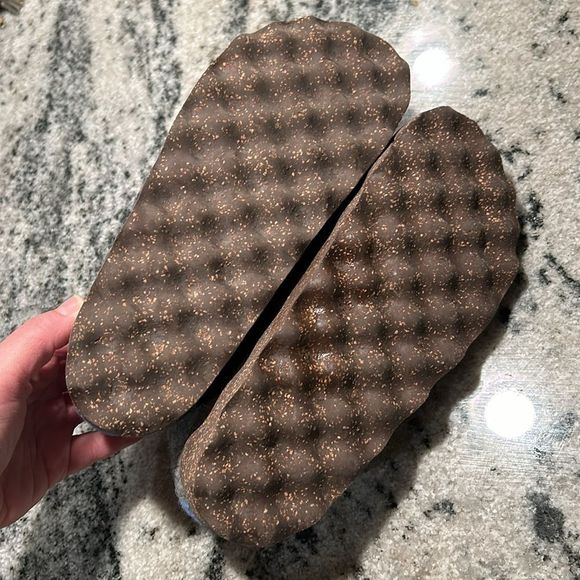 Asportuguesas Women's Gray and Navy Wool Slip-On Shoes - Picture 6 of 9